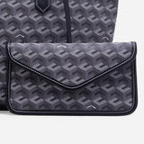 Russo Medium Tote Bag - Black (On-Hand)
