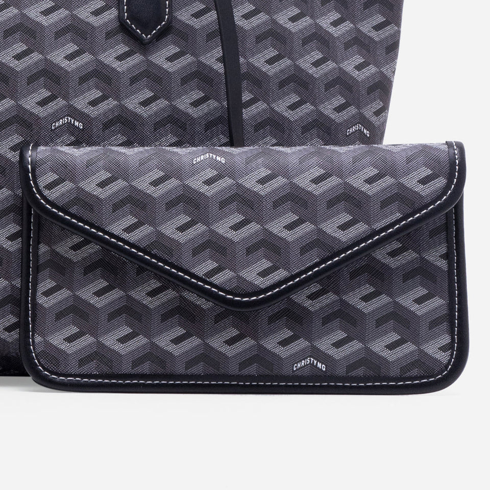 Russo Large Tote Bag - Black (On-Hand)