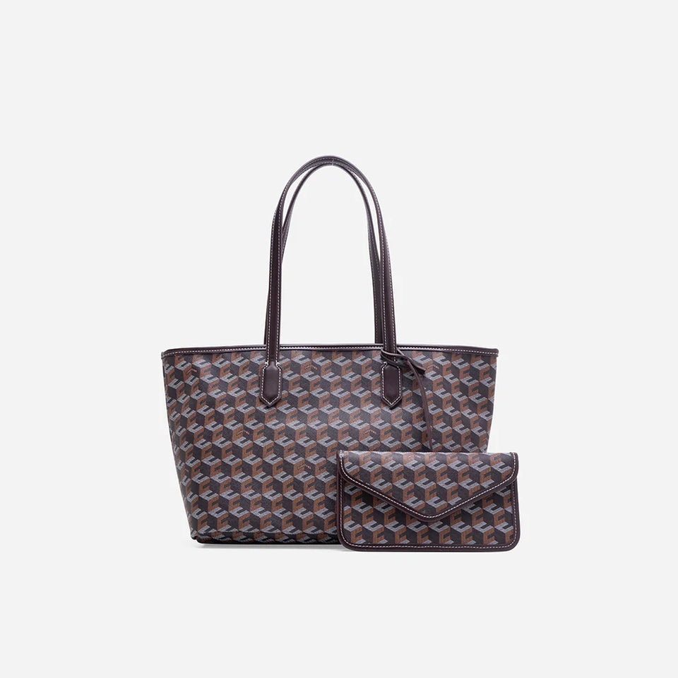 Russo Large Tote Bag - Chestnut Brown (On-Hand)