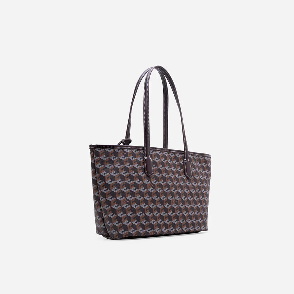 Russo Medium Tote Bag - Chestnut Brown (On-Hand)