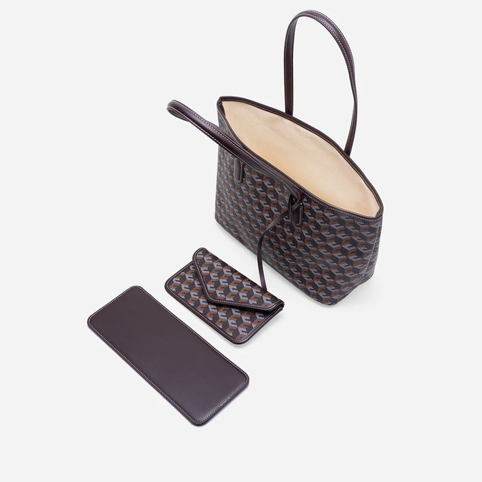 Russo Medium Tote Bag - Chestnut Brown (On-Hand)