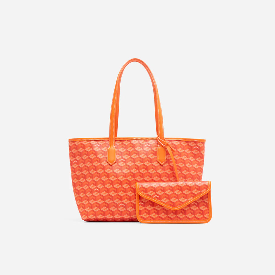Russo Medium Tote Bag - Orange (On-Hand)