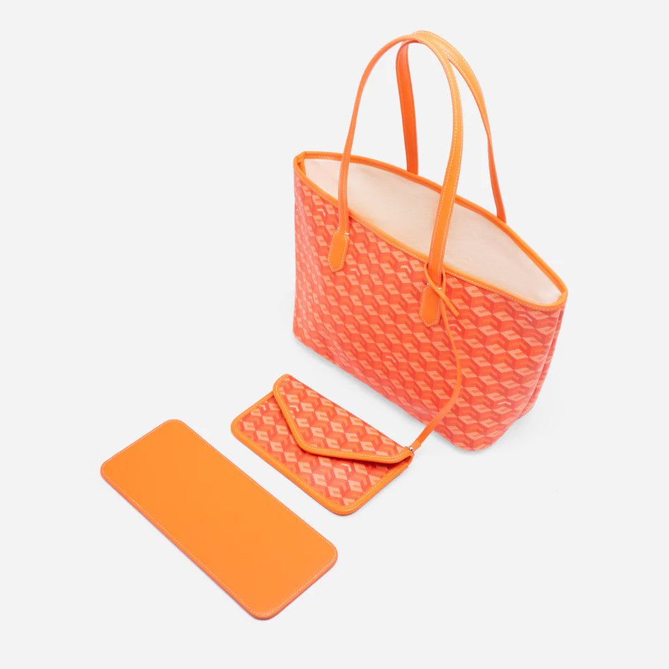 Russo Medium Tote Bag - Orange (On-Hand)