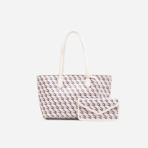 Russo Medium Tote Bag - White (On-Hand)