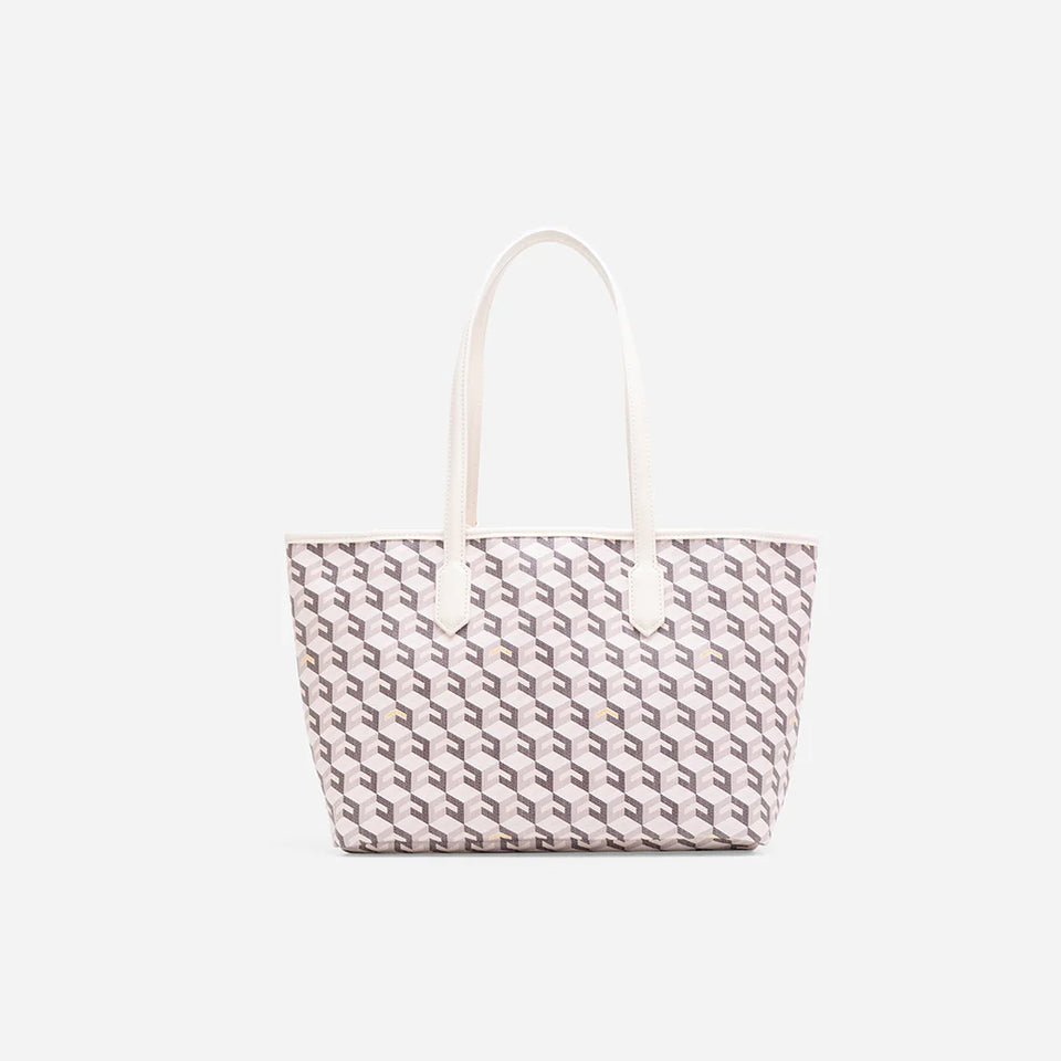 Russo Medium Tote Bag - White (On-Hand)