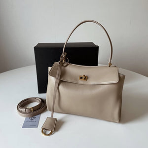 Linclon Genuine Leather Bag - Beige (On-Hand)