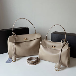 Linclon Genuine Leather Bag - Beige (On-Hand)