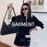 Garment Genuine Leather Bag - black (On-Hand)