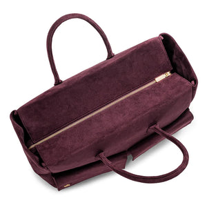 Aure Tote Suede - Burgundy (Pre-Order)
