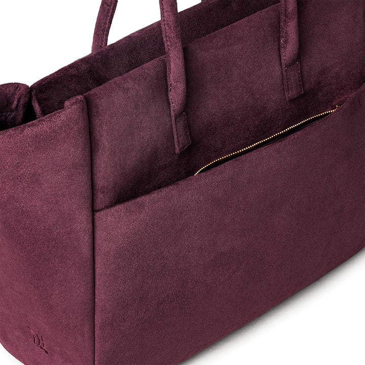 Aure Tote Suede - Burgundy (Pre-Order)