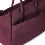 Aure Tote Suede - Burgundy (Pre-Order)