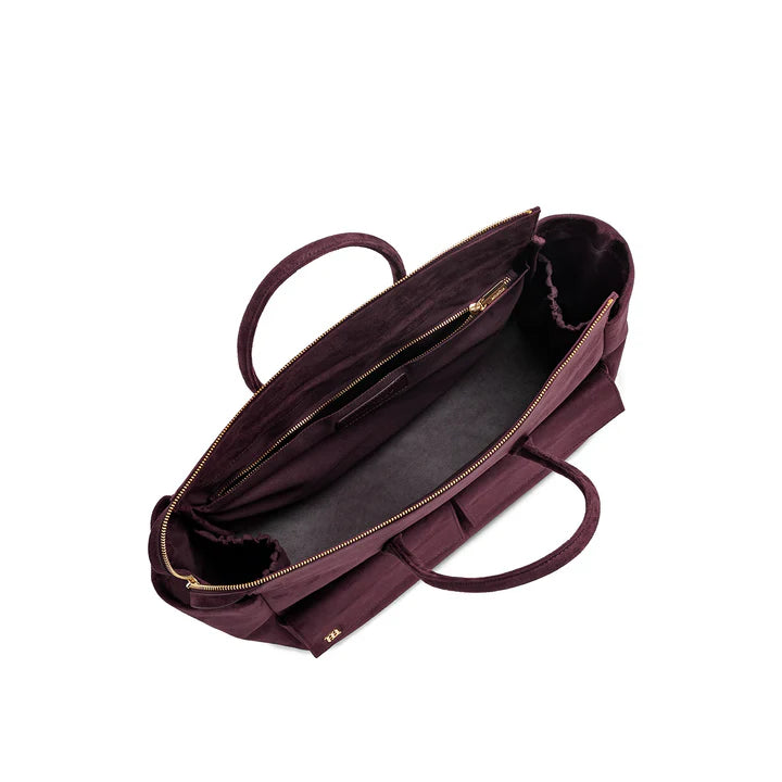 Aure Tote Suede - Burgundy (Pre-Order)