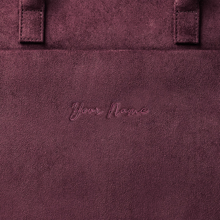 Aure Tote Suede - Burgundy (Pre-Order)