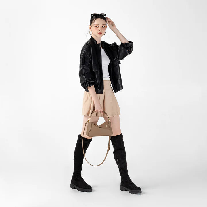 Nami Flap Bag Togo - Dark Nude (Pre-Order)