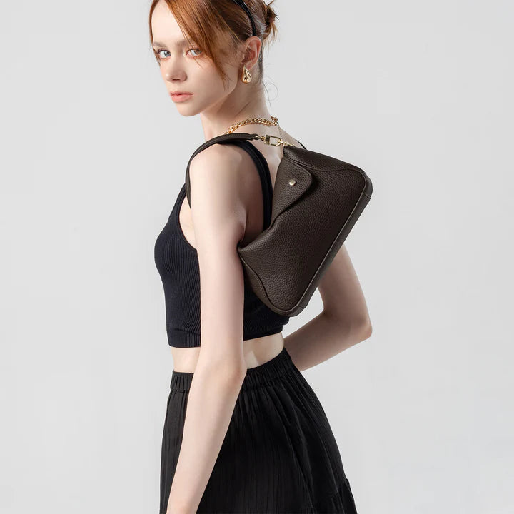 Nami Flap Bag Togo - Dark Oak (Pre-Order)