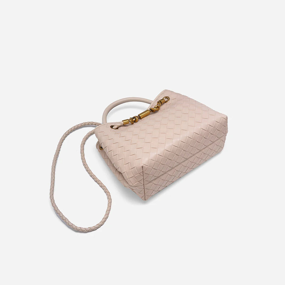 Verona Woven Handbag - Beige (Pre-Order)