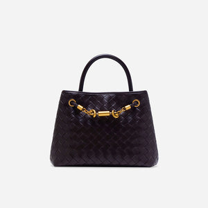 Verona Woven Handbag - Chestnut Brown (Pre-Order)