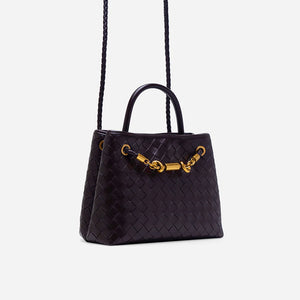 Verona Woven Handbag - Chestnut Brown (Pre-Order)