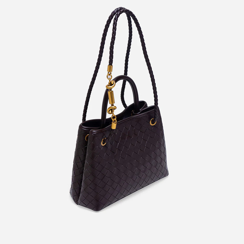 Verona Woven Handbag - Chestnut Brown (Pre-Order)