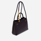 Verona Woven Handbag - Chestnut Brown (Pre-Order)