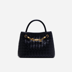 Verona Woven Handbag - Black (Pre-Order)