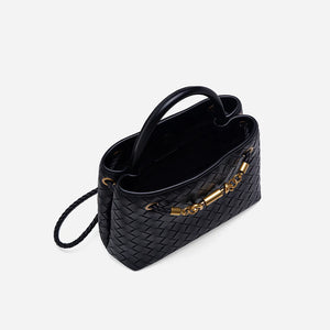 Verona Woven Handbag - Black (Pre-Order)