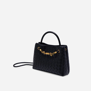 Verona Woven Handbag - Black (Pre-Order)
