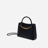 Verona Woven Handbag - Black (Pre-Order)